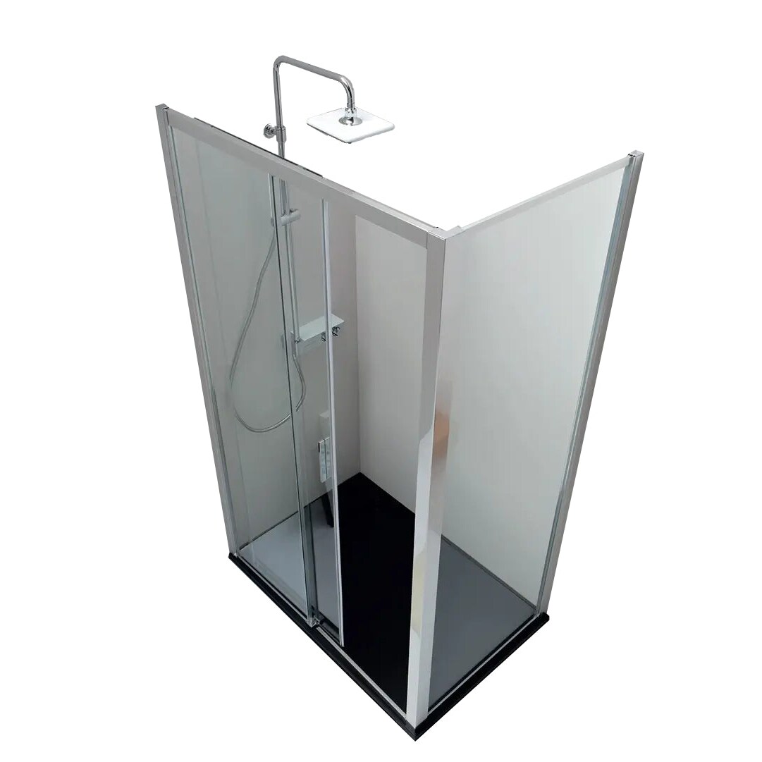 EASY | Box Doccia H200 Trasparente Anticalcare Scorrevole Montaggio Rapido - 70x180
