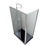 thumbnail of EASY | Box Doccia H200 Trasparente Anticalcare Scorrevole Montaggio Rapido - 70x180