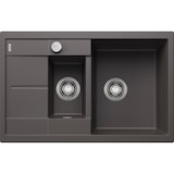 thumbnail of BLANCO METRA 6 S Compact Einbauspüle, SILGRANIT, Felsgrau, reversibel, Excenter