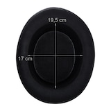 thumbnail of Relaxdays Zylinder Hut, 4er Set, Zauberhut Damen & Herren, Kopfumfang 58 cm, Kostümzylinder Halloween, Karneval, schwarz