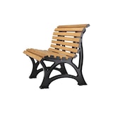 thumbnail of PROREGAL Gartenbank Jamaika | 2-Sitzer | Holzoptik | HxBxT 80x120x64cm | UV-beständiger Kunststoff | Parkbank Sitzbank Gartenbänke  Terrasse