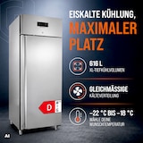 thumbnail of GastroHero Tiefkühlschrank GNH650BTM | 616 Liter | GN 2/1 | Profi Gewerbe Gefrierschrank | Edelstahl | -18 bis -22 °C | ideal für Gastronomie & Küche