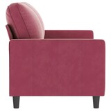 thumbnail of vidaXL 2-Sitzer-Sofa Weinrot 140 cm Samt