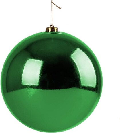 Christbaumkugel grün Weihnachtskugel ⌀ 20 cm Baumschmuck Deko-Kugel glänzend : ⌀ 20 cm : Grün