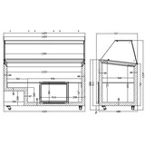 thumbnail of Chefgastro Speiseeisvitrine TENERIFE 10X5 Ltr BxTxH 1439x727x1229mm