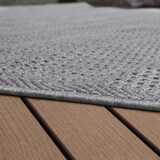 thumbnail of Outdoor Teppich Natur Balkon, Terrasse schmutzabweisend Grau Rechteckig 240x340 | 100% Polypropylen, Rücken aus Polypropylen | pflegeleicht