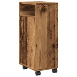 thumbnail of vidaXL Badschrank Schmal mit Rollen Altholz-Optik Holzwerkstoff