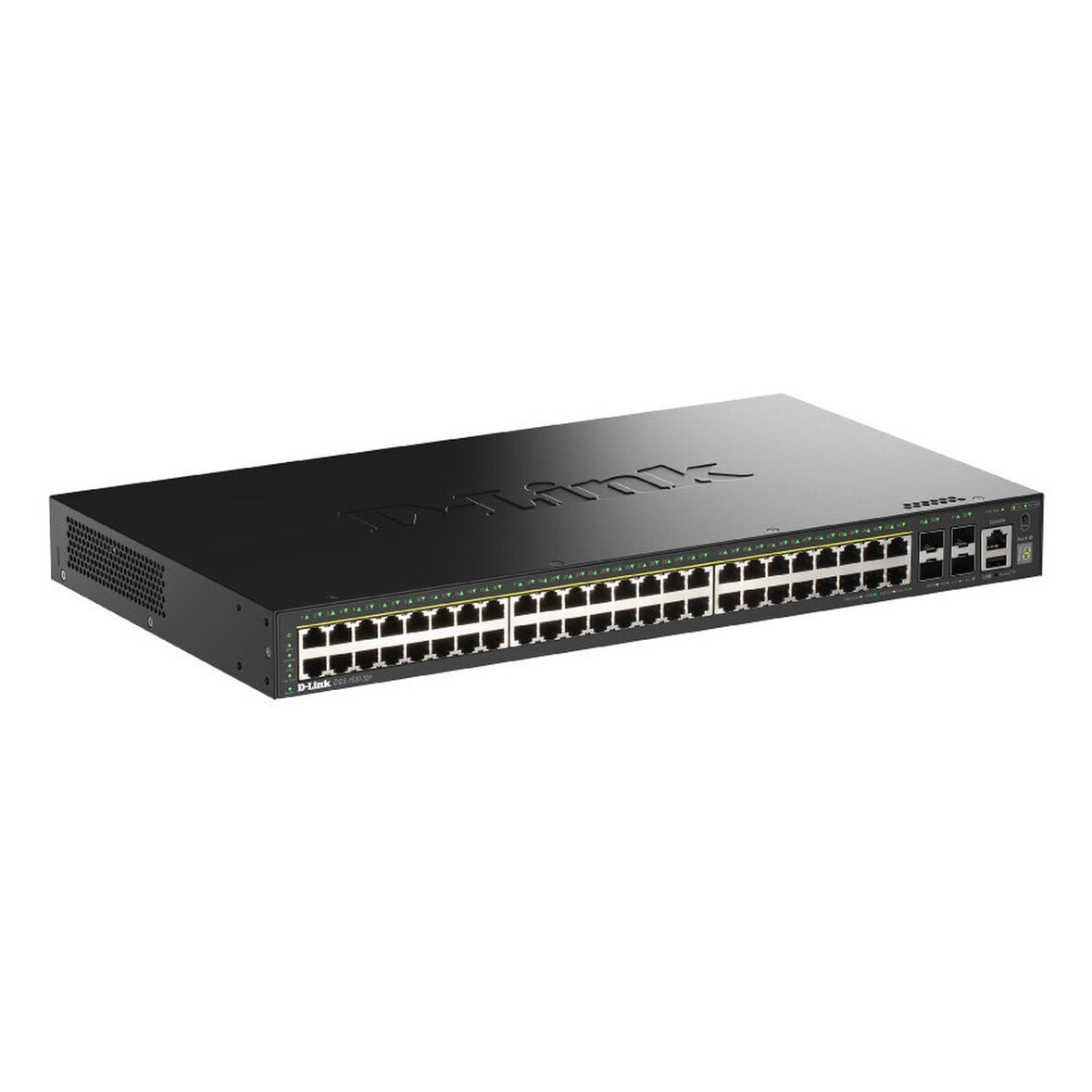 D-Link SmartPro DGS-1530-52P - Switch - Smart - 48 x 10/100/1000 (PoE+) + 4 x 10 Gigabit SFP+ - Desktop, an Rack montierbar - PoE+ (370 W)