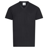 thumbnail of ESD-T-Shirt mit Brusttasche, V-Ausschnitt, 150g/m², schwarz, 4XL
