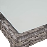 thumbnail of vidaXL 5-tlg. Garten-Essgruppe mit Auflagen Poly Rattan Grau