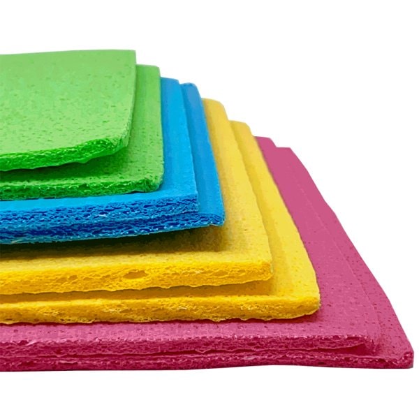 Bayeta sueca de celulosa ecológica extra absorbente. Pack 8 uds