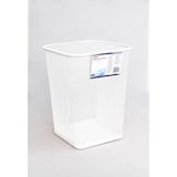 thumbnail of SIGMA Corbeille à papier, blanc, métal, rectangulaire, 19 L