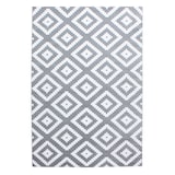 thumbnail of Teppich Kurzflor Geometrisch Modern Waschbar Strapazierfähig Esszimmer Flur OEKO-TEX Grau 160x230 cm Gekettelt – INN von Kadima Design