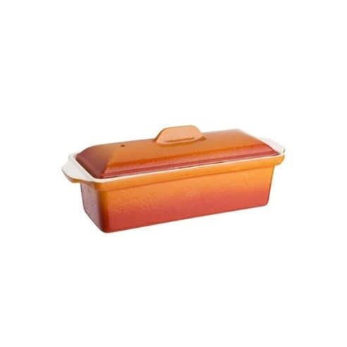 Vogue Terrinenform aus Gusseisen orange 1,3L
