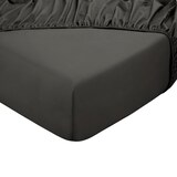 thumbnail of DoubleDry Hoeslaken 90 x 200 cm - 100% katoen - antraciet