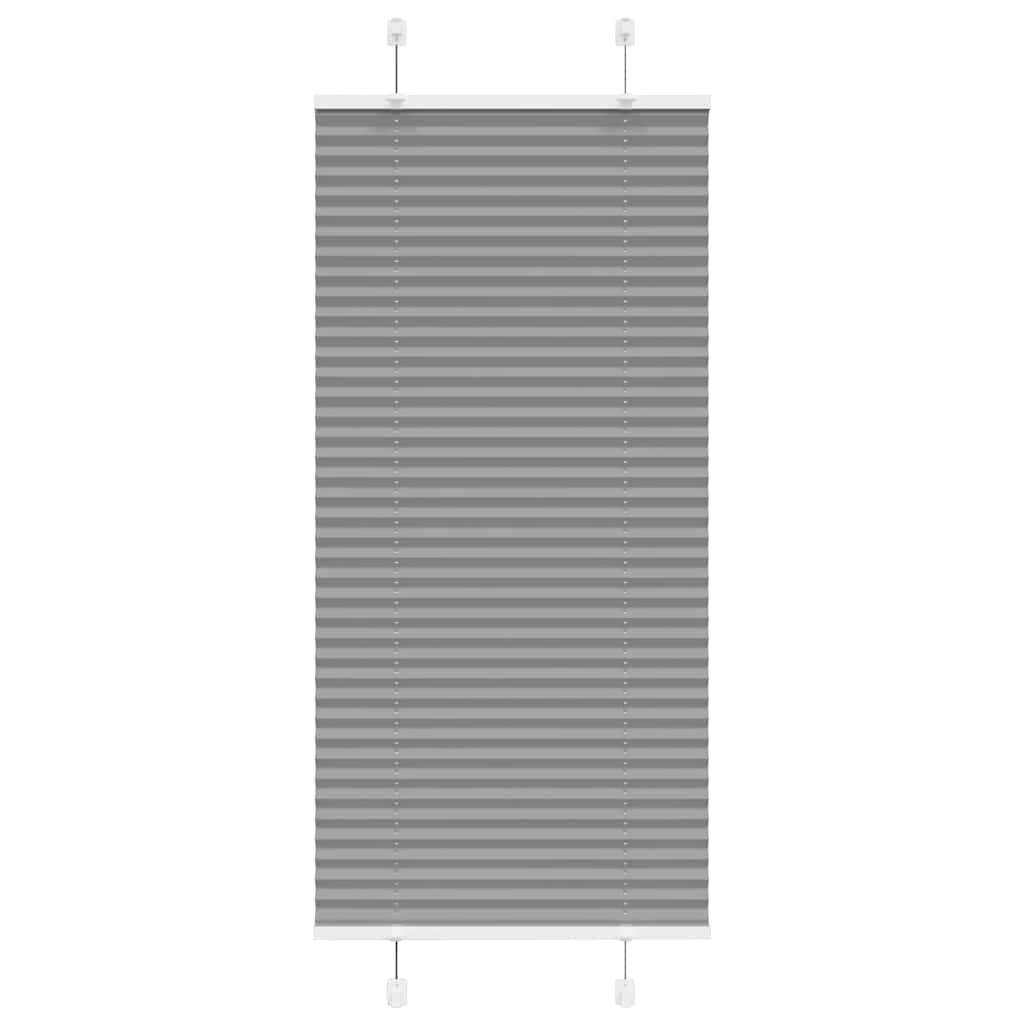 vidaXL Plissee Anthrazit 60x150 cm Stoffbreite 59,4 cm Polyester