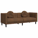 thumbnail of vidaXL 3-Sitzer Sofa mit Kissen Braun Kunstleder Wildleder-Optik