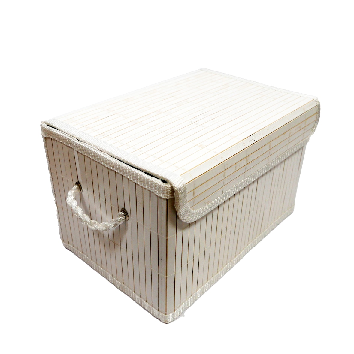 Bambus Kiste Regalkorb Box Schachtel Kstchen wei H 24 x B 31 x L 41 cm |  METRO