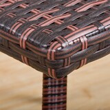 thumbnail of Outsunny Tavolino in Rattan Sintetico da Esterno e Giardino Marrone