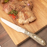 thumbnail of 6 facas para bife  Achille Madeira de Pakka  Amefa