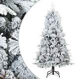 thumbnail of vidaXL Kunst Kerstboom met Geveerde Takken, Sneeuw Bedekt Wit 120 cm