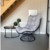 thumbnail of Rijoka Loungestoel Rechthoek – Draaibaar 360 Graden – Zwart
