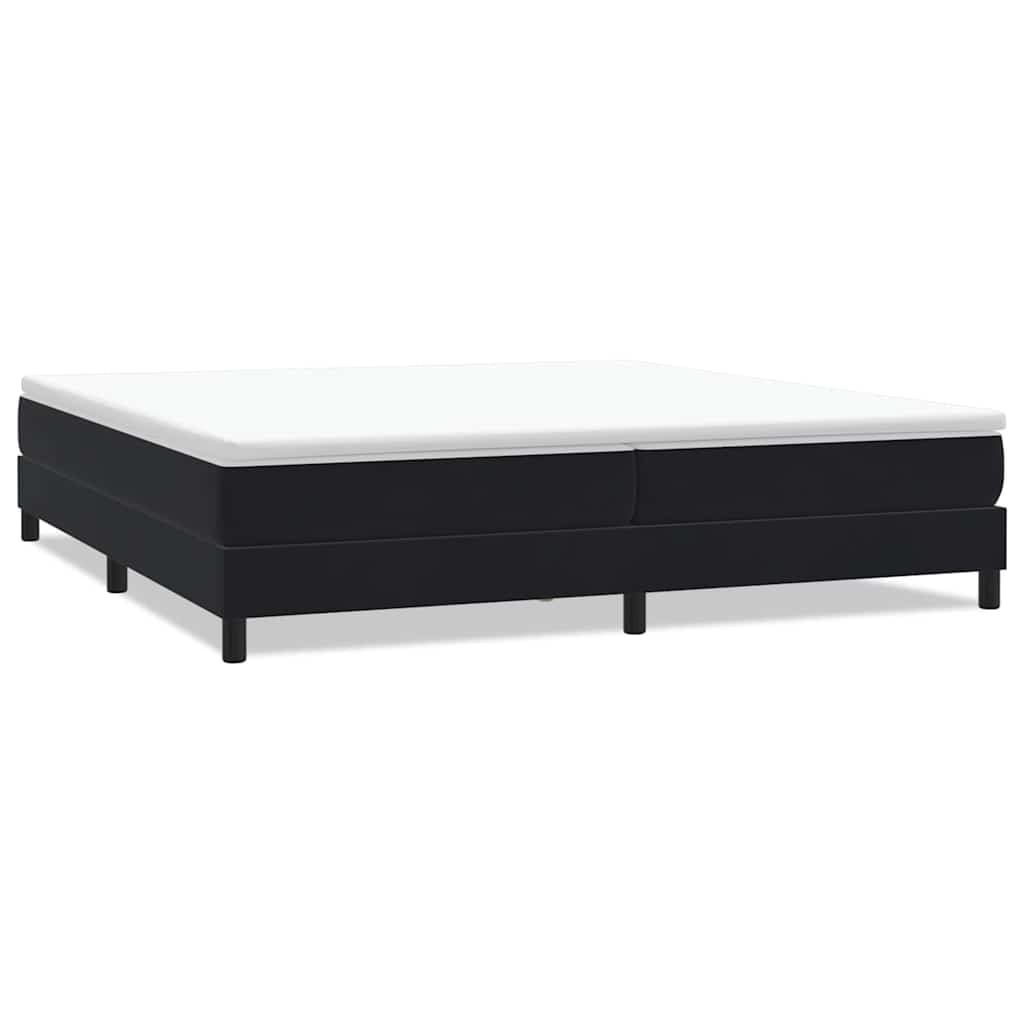 vidaXL Boxspringbett ohne Matratze Schwarz 200x220 cm Samt