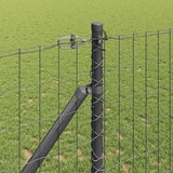 thumbnail of vidaXL Zaun mit Pfosten Grau 1,2 x 25 m Stahl und PVC
