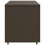 thumbnail of vidaXL Gartenschrank Braun 110x55x60,5 cm Poly Rattan