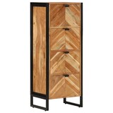 thumbnail of vidaXL Badschrank 40x30x100 cm Massivholz Akazie und Eisen