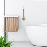 thumbnail of Relaxdays Rückenbürste, Duschbürste aus Bambus, langer Stiel, 40 cm, Naturborsten, zum Waschen u. Massieren, natur/creme