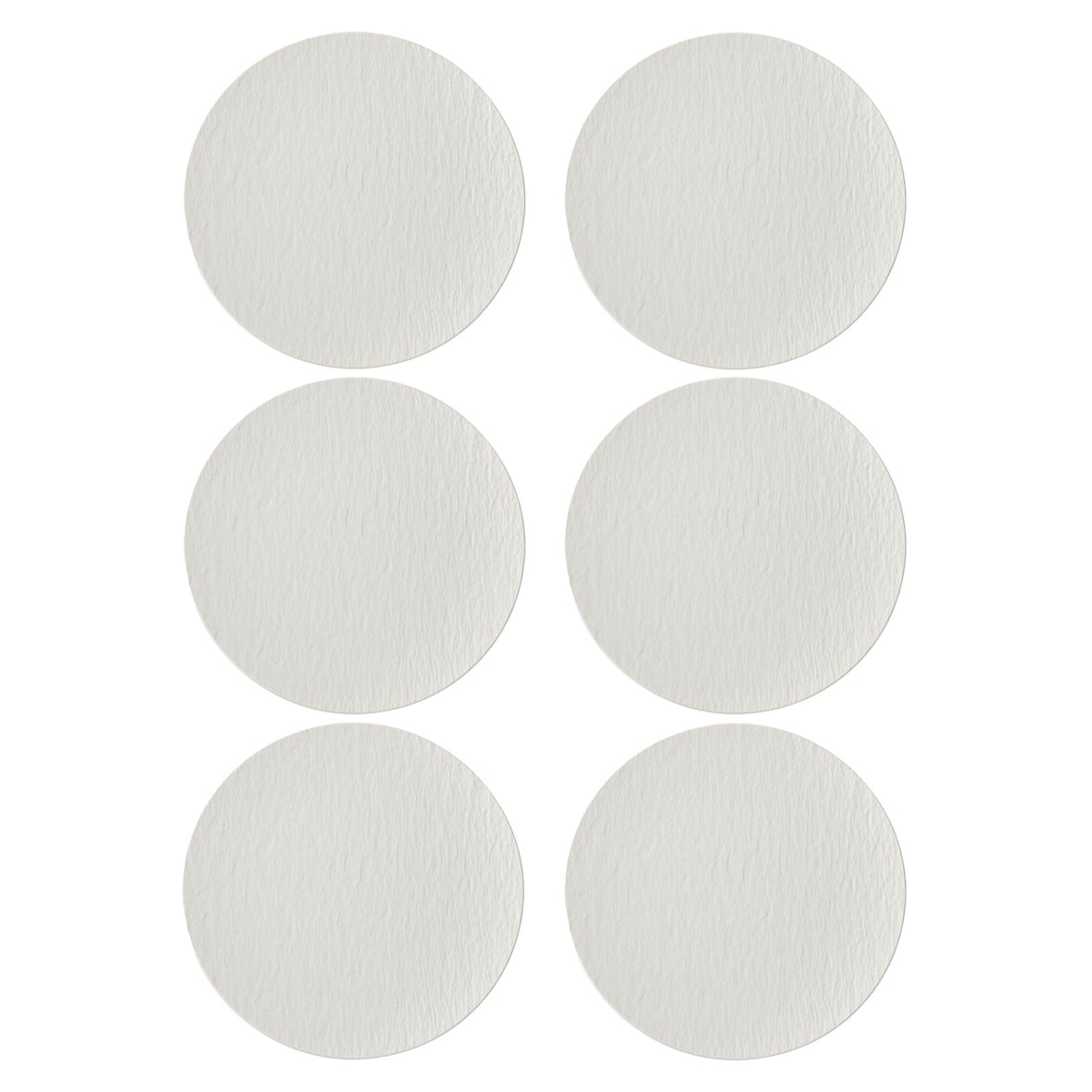 Villeroy & Boch Manufacture Rock Gourmetteller weiß 32 cm 6er Set