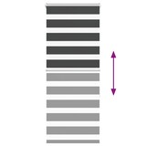 thumbnail of vidaXL Zebra rolgordijn 60x150 cm stofbreedte zwart 55,9 cm