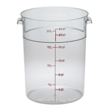 thumbnail of CAMBRO - RFSCW22-135 - Contenitore rotondo 20,8 L - 37,8 x 37,8 cm - Trasparente (Coperchio non incluso).
