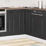 thumbnail of vidaXL Küchen-Eckunterschrank Kalmar Schwarz Holzwerkstoff