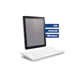 thumbnail of ACT AC5605 Multimedia Toetsenbord Bluetooth | Azerty/BE layout | iOS - MAC OS - Android - Windows | Portable | Wit