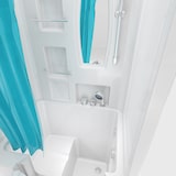 thumbnail of Seniorendusche und Sitzwanne Kombination Wanne mit Tür S02D-A-L 78x100x205cm