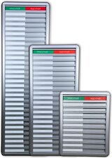 thumbnail of CombiCraft Anwesendheitstafel bzw. Abwesenheitstafel "присутній-Відсутній" für 20 Personen - 257 x 580 mm