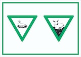 thumbnail of Brut- und Setzzeit Symbol Schild A2 Rückseite selbstklebend