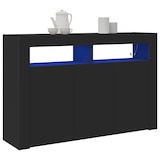 thumbnail of vidaXL Sideboard Schwarz Engineered Wood 116 x 30 x 75 cm Rechteckig