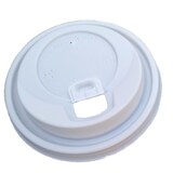 thumbnail of 500 Deckel für Coffee to go Becher 0,2l-8oz, weiß, mit Verschluss 80mm