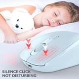 thumbnail of Souris Sans Fil Rechargeable 1600 DPI Ergonomique Pour Bureau Silencieuse Et Élégante Rose YONIS