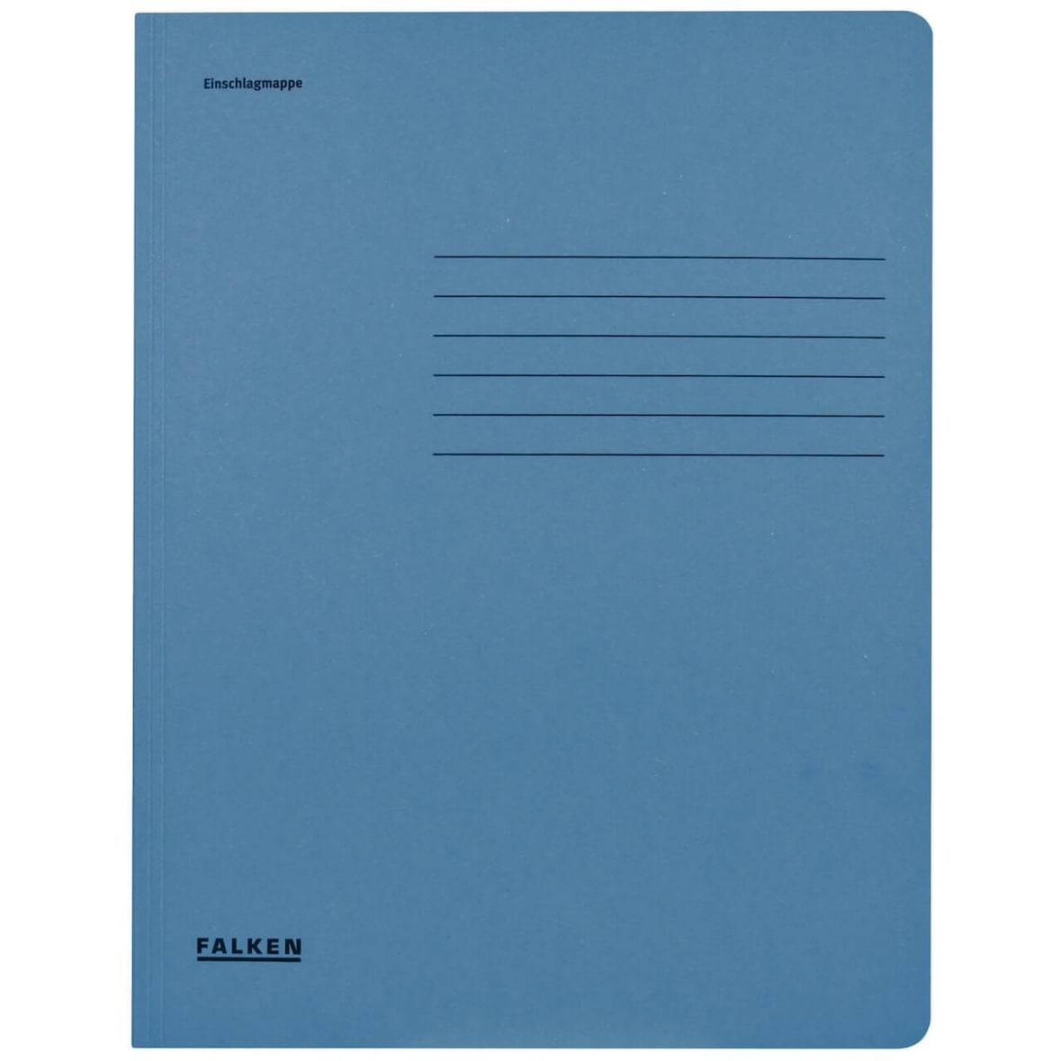 1 x FALKEN Einschlagmappe Sammelmappe DIN A4 Blau