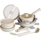 thumbnail of Juego de ollas GENUA 16 piezas, apto para inducción, 16, blanco