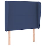 thumbnail of vidaXL Kopfteil mit Ohren Blau 83x23x118/128 cm Stoff