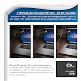 thumbnail of CSL LED Lampe flexibel mit Schwanenhals Leselampe mit USB Anschluss