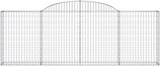 thumbnail of vidaXL Gabionen mit Hochbogen 6 Stk. 300x30x100/120cm Verzinktes Eisen