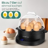 thumbnail of Emerio Eierkoker Elektrisch 350W - Voor 7 Eieren - Meertalige Spraakfunctie - Automatische Uitschakeling - EB-131811.1 Zwart