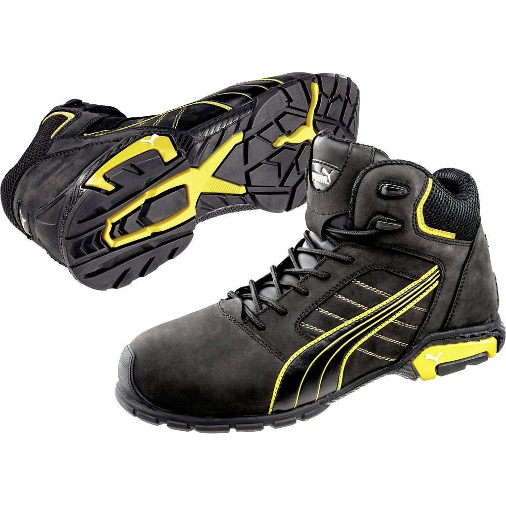PUMA Safety Amsterdam Mid 632240-43 Sicherheitsstiefel S3 Schuhgröße (EU): 43 Schwarz, Gelb 1 St.