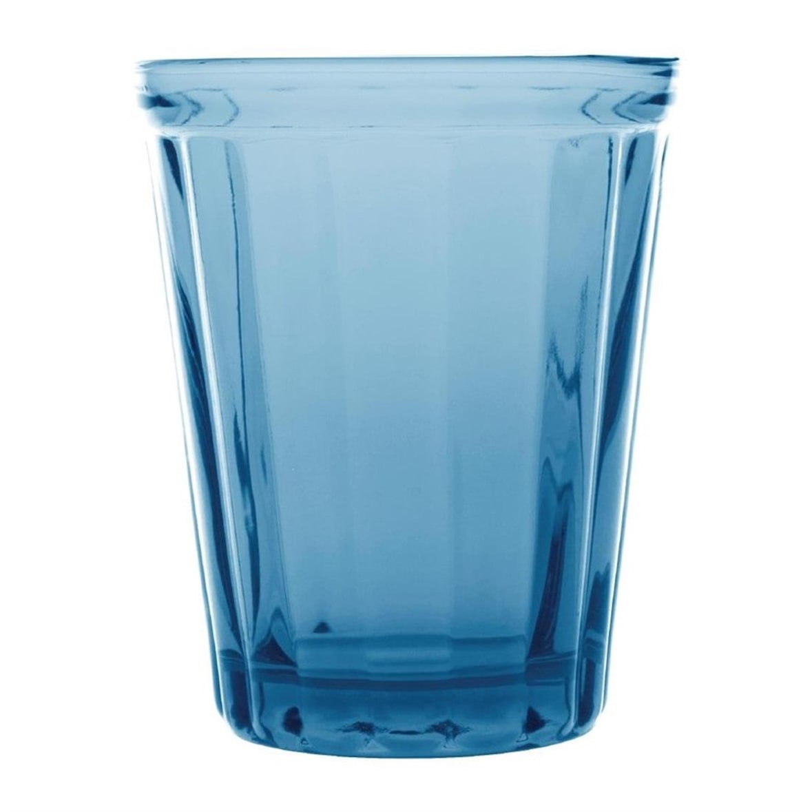 Olympia Cabot getafelte Glas Tumbler blau 26cl - 12 Wassergläser